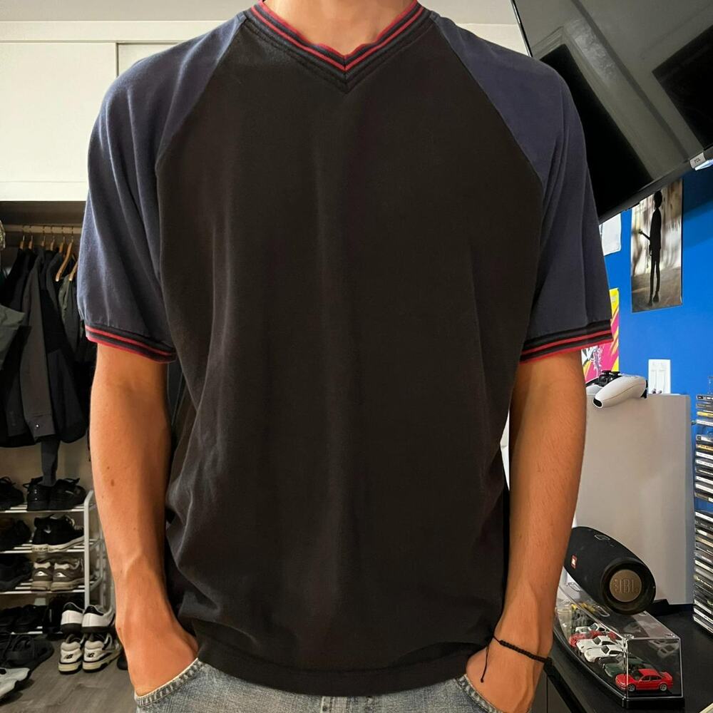 y2k 2000’s britches raglan boxy skater shirt size extra large